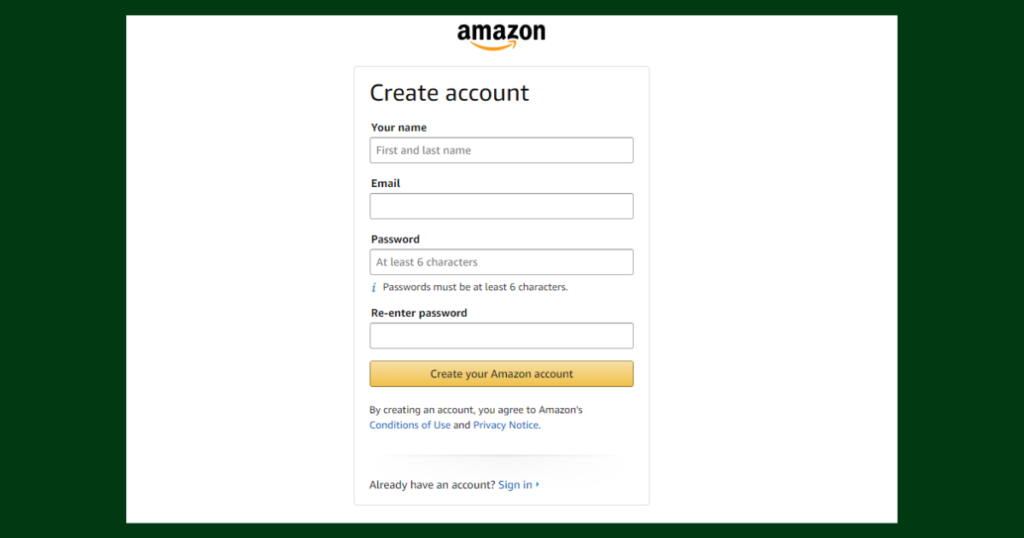 Sign Up For The Amazon Associates Program